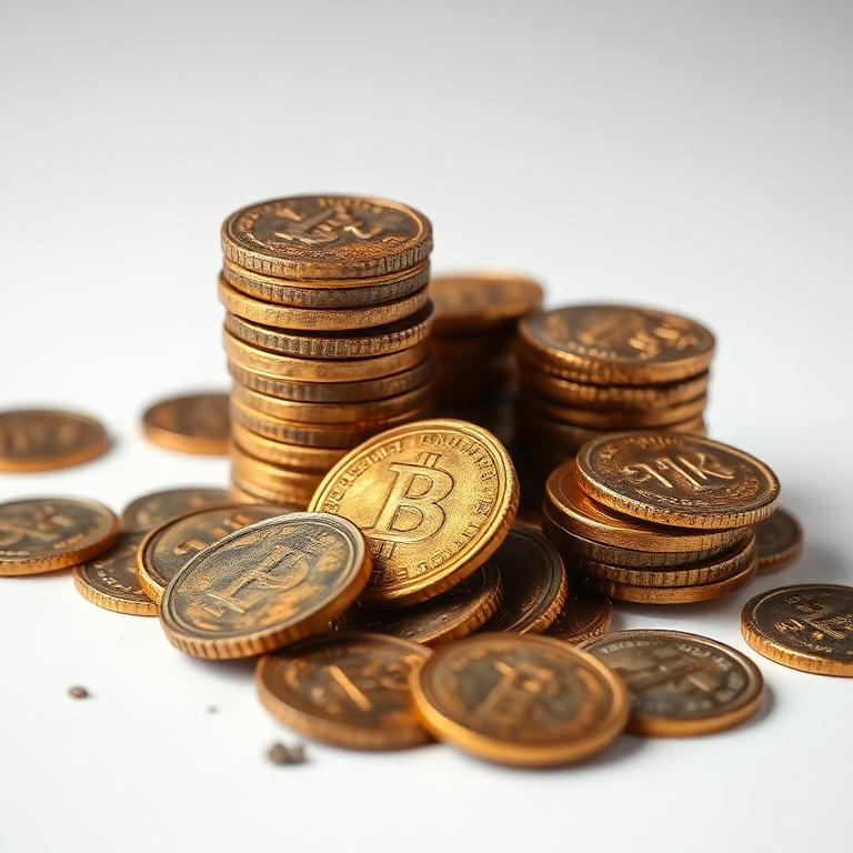 Recovered gold coins